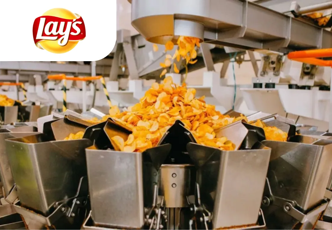 Упаковщик чипсов Lay's