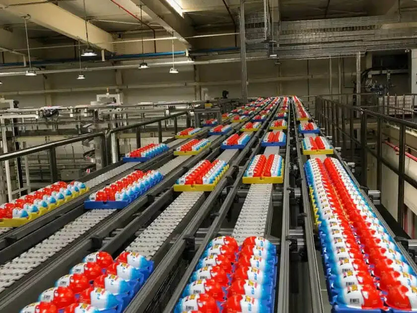Упаковка шоколадной продукции Kinder