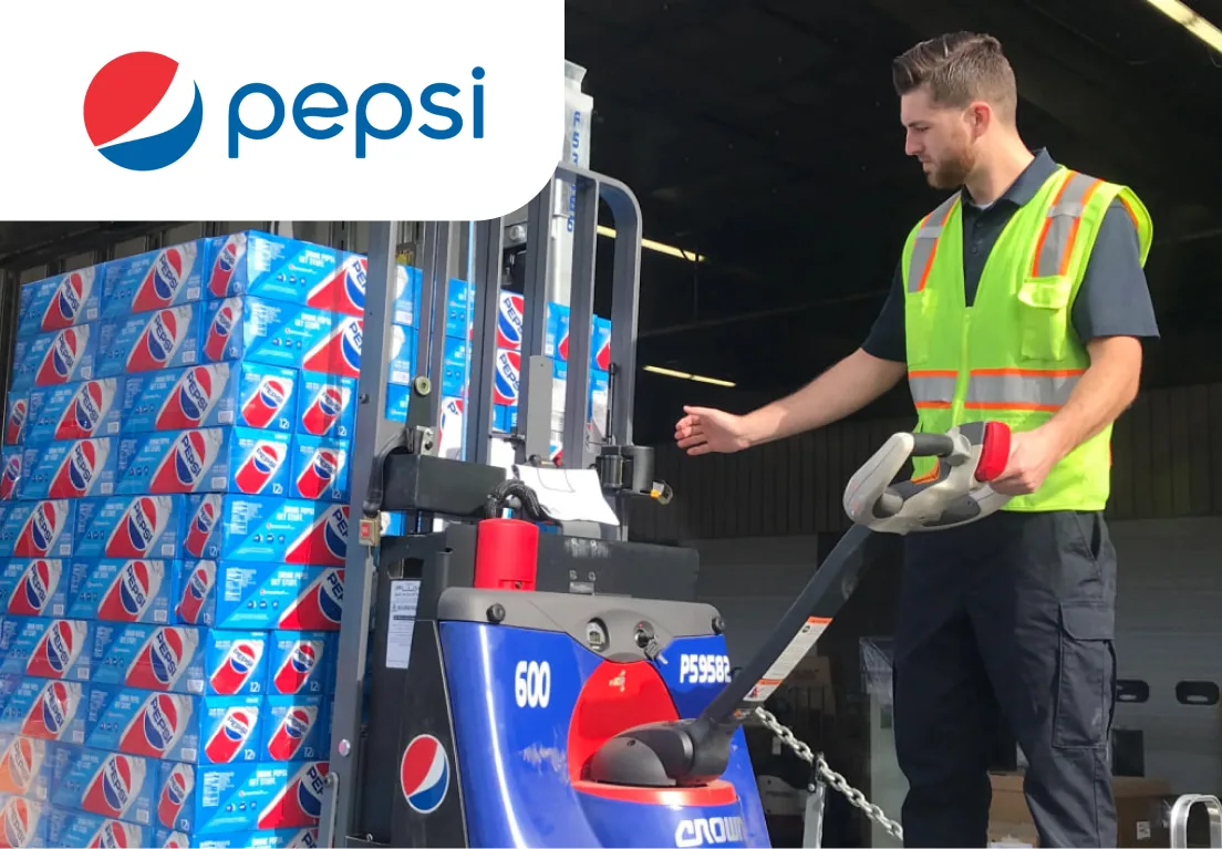 Упаковка напитков Pepsi-Cola
