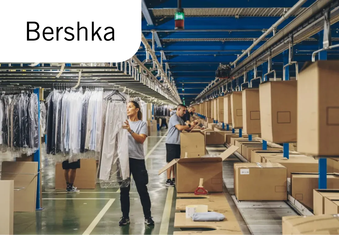Упаковщик на склад одежды Bershka