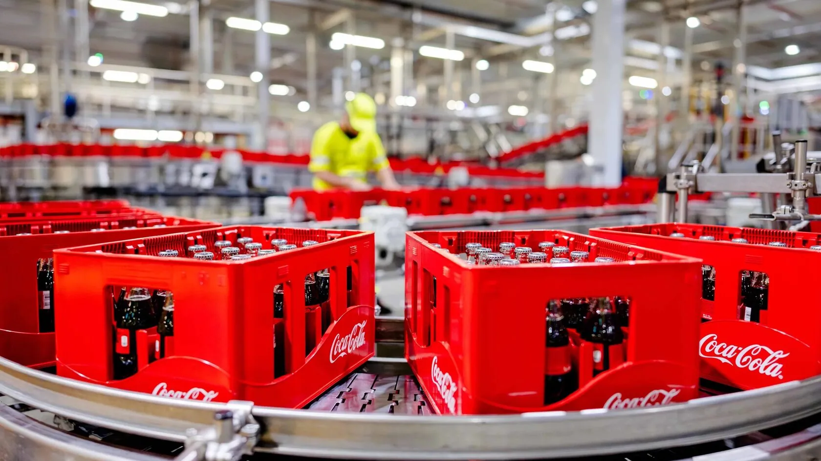 Упаковщик напитков Coca-Cola