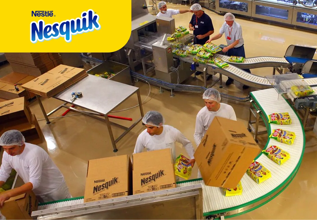 Упаковщик сладостей Nesquik