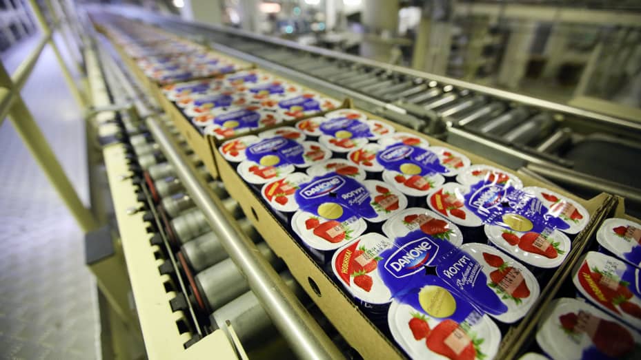 Упаковщик продукции на фабрику Danone
