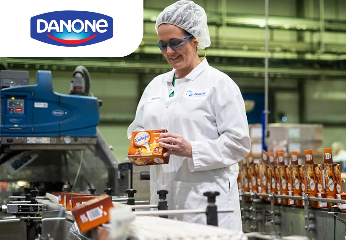 Упаковщик продукции на фабрику Danone