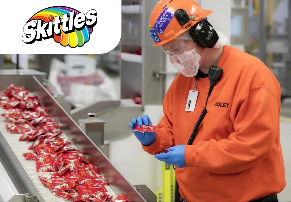 Упаковщик драже Skittles