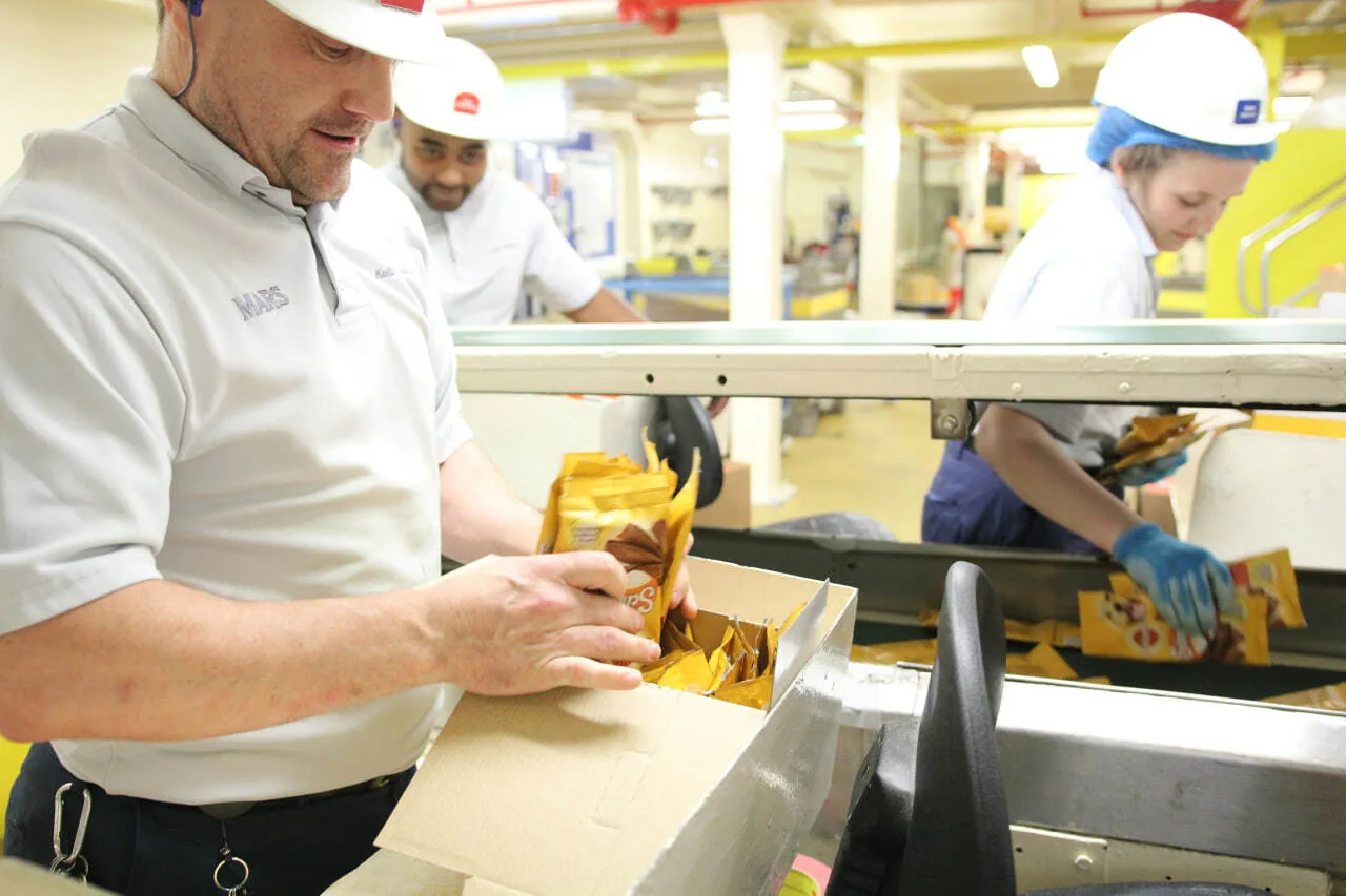 Упаковщик шоколадной продукции MARS