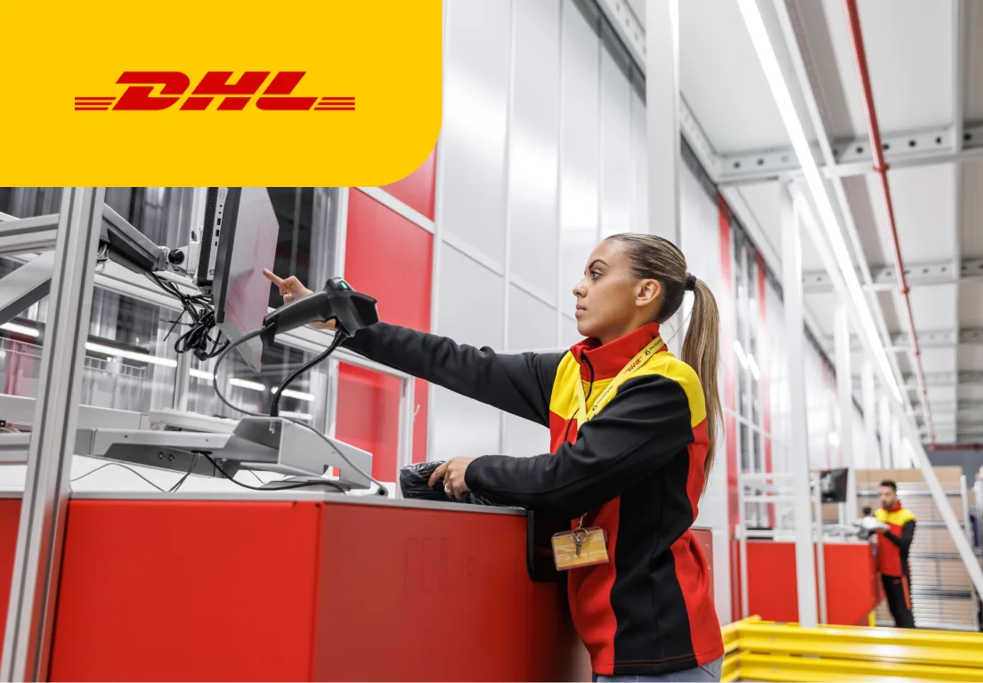 Работник на логистическом складе DHL