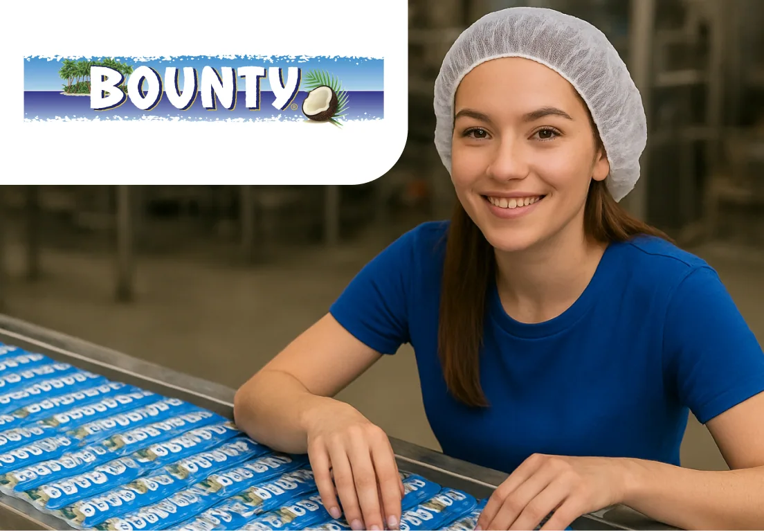 Упаковка сладостей BOUNTY