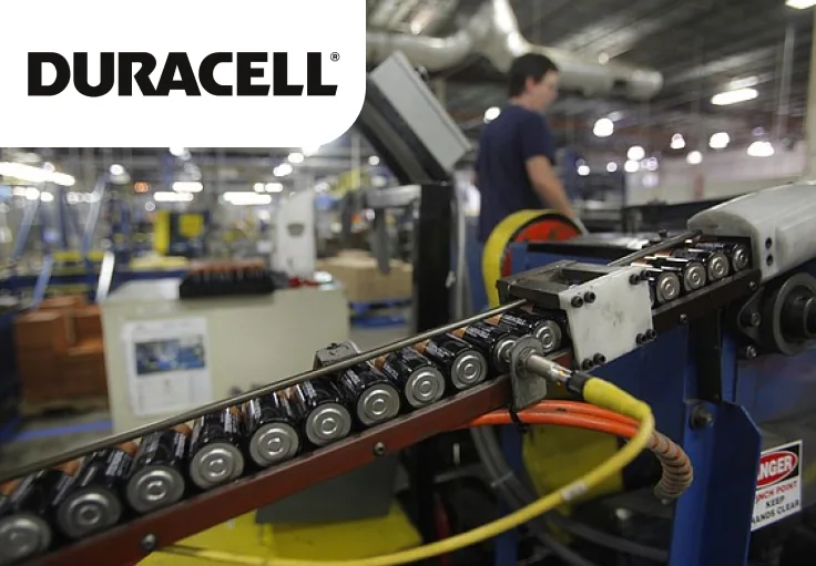 Упаковщик батареек Duracell