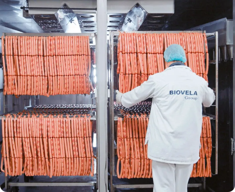 Работник на завод по производству мясных продуктов BIOVELA